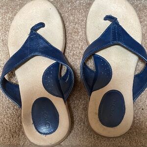 boc Blue Leather Sandals